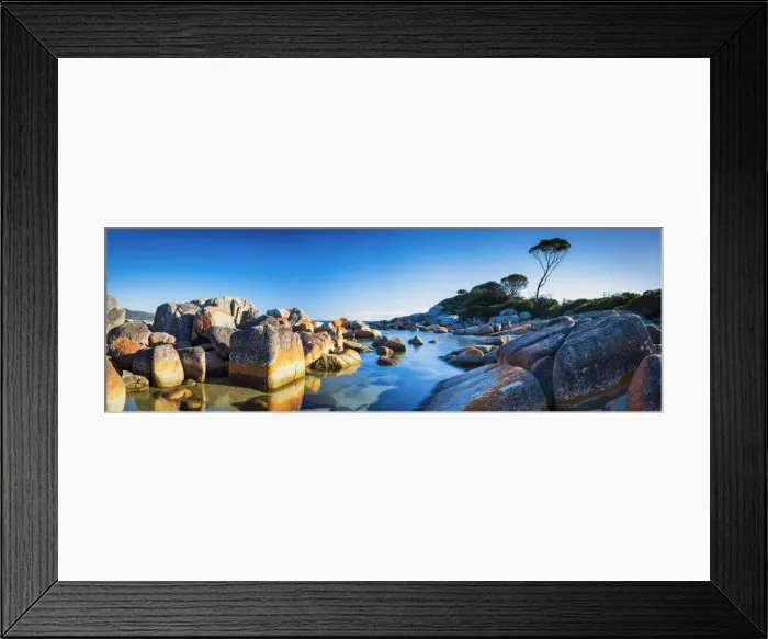 Framed Print : Bay of Fires, Binalong Bay, Tasmania Framed Print : Bay of Fires, Binalong Bay, Tasmania