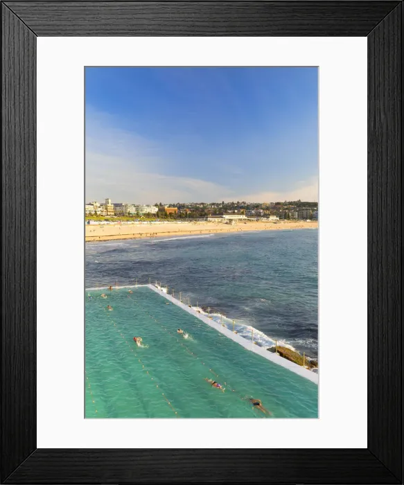 Framed Print : Bondi Icebergs swimming pool, Bondi Beach, Sydney, New South Wales, Australia