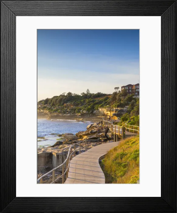 Framed Print : Bondi to Bronte walk, Bondi Beach, Sydney, New South Wales, Australia Framed Print : Bondi to Bronte walk, Bondi Beach, Sydney, New South Wales, Australia