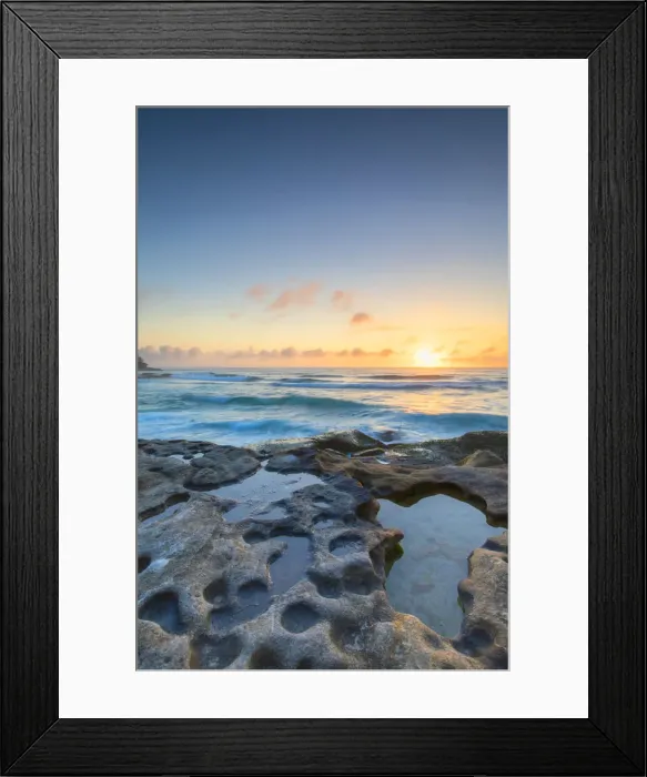 Framed Print : Tamarama Beach at sunrise, Sydney, New South Wales, Australia Framed Print : Tamarama Beach at sunrise, Sydney, New South Wales, Australia