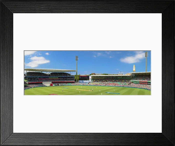 Framed Print : Test cricket match at Sydney Cricket Ground, Sydney, New South Wales, Australia Framed Print : Test cricket match at Sydney Cricket Ground, Sydney, New South Wales, Australia