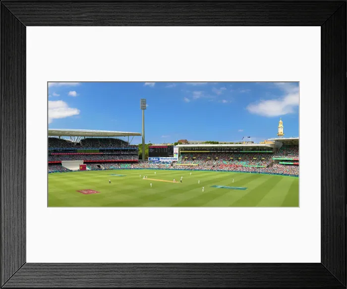 Framed Print : Test cricket match at Sydney Cricket Ground, Sydney, New South Wales, Australia Framed Print : Test cricket match at Sydney Cricket Ground, Sydney, New South Wales, Australia