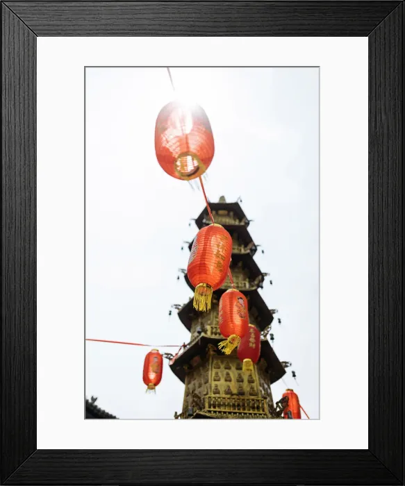 Framed Print : Buddhist Temple, Jianshui, Yunnan Province, China