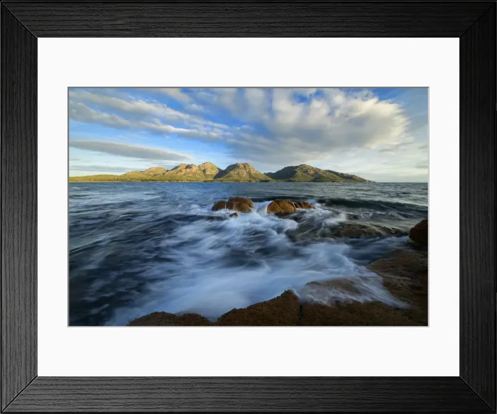 Framed Print : Oceania, Australia, Tasmania, Coles, Freycinet National Park, The Hazards Framed Print : Oceania, Australia, Tasmania, Coles, Freycinet National Park, The Hazards