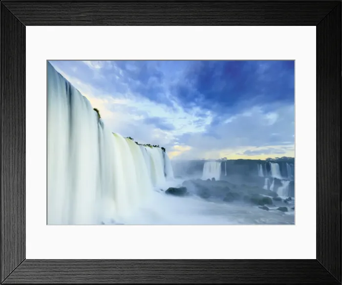 Framed Print : Brazil, Parana state, the Iguacu or Iguazu falls photographed from the Brazilian Framed Print : Brazil, Parana state, the Iguacu or Iguazu falls photographed from the Brazilian