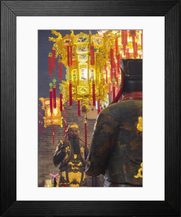 Framed Print : Pak Tai Temple, Wan Chai, Hong Kong Island, Hong Kong