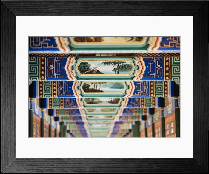 Framed Print : Detail of ornate roof, Forbidden City, Beijing, China Framed Print : Detail of ornate roof, Forbidden City, Beijing, China