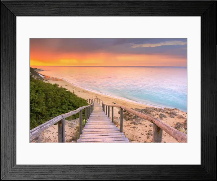 Framed Print : Italy, Piri Piri Beach at dawn, Salento, Apulia Framed Print : Italy, Piri Piri Beach at dawn, Salento, Apulia