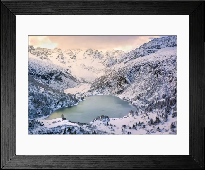Framed Print : Aviolo lake, Vezza d Oglio, Brescia province, Lombardy, Italy Framed Print : Aviolo lake, Vezza d Oglio, Brescia province, Lombardy, Italy