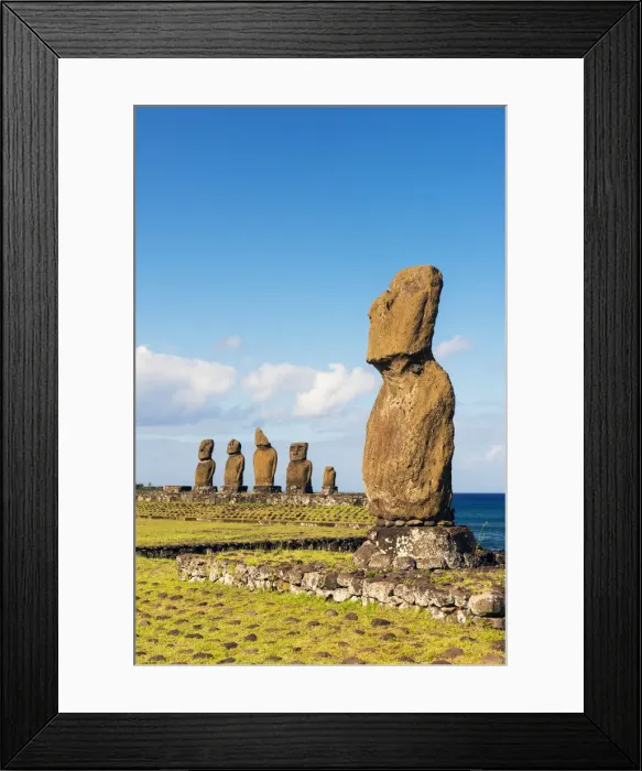 Framed Print : Moai at Tahai, Easter Island, Polynesia, Chile Framed Print : Moai at Tahai, Easter Island, Polynesia, Chile