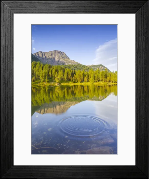 Framed Print : Lake at Passo San Peggerino. Moena, Dolomites, Passo San Pellegrino, Trento Province Framed Print : Lake at Passo San Peggerino. Moena, Dolomites, Passo San Pellegrino, Trento Province