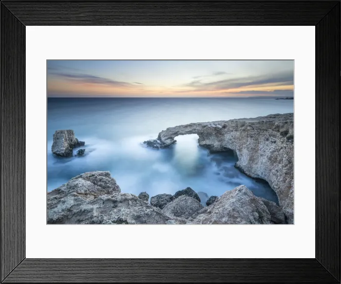 Framed Print : Cyprus, Ayia Napa, Cape Greco, view of the Love Bridge Framed Print : Cyprus, Ayia Napa, Cape Greco, view of the Love Bridge