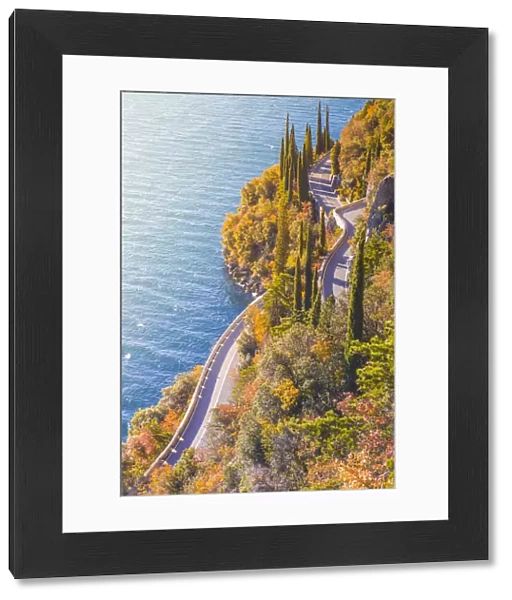 Gardesana Occidentale scenic route, Garda Lake, Brescia province, Lombardy, Italy
