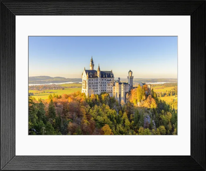 Framed Print : Schwangau, Bavaria, Germany, Europe. Neuschwanstein castle viewed from Marienbrucke Framed Print : Schwangau, Bavaria, Germany, Europe. Neuschwanstein castle viewed from Marienbrucke