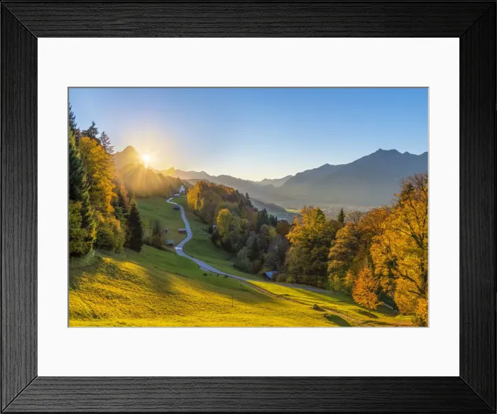 Framed Print : Wamberg, Garmisch Partenkirchen, Bavaria, Germany, Europe Framed Print : Wamberg, Garmisch Partenkirchen, Bavaria, Germany, Europe