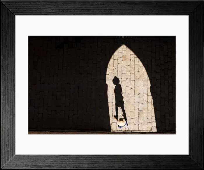 Framed Print : Croatia, Dubrovnik, Shadows in the gates to the city Framed Print : Croatia, Dubrovnik, Shadows in the gates to the city