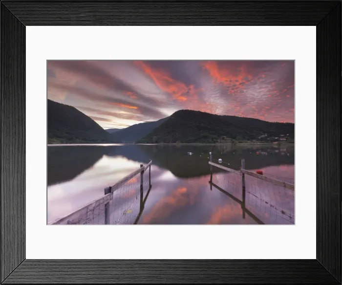 Framed Print : Sunset on lake Segrino, Longone al Segrino, Como province, Brianza, Lombardy, Italy Framed Print : Sunset on lake Segrino, Longone al Segrino, Como province, Brianza, Lombardy, Italy