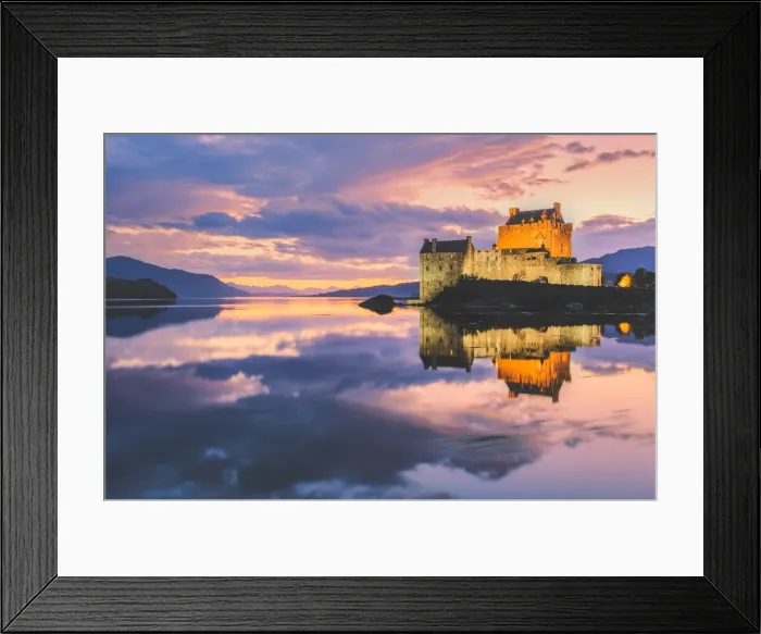 Framed Print : Eilean Donan Castle, Loch Duich, Kyle of Lochalsh, Highland, Scotland, UK