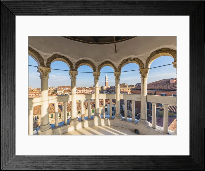 Framed Print : The Scala Contarini del Bovolo spiral staircase, Palazzo Contarini del Bovolo, Venice Framed Print : The Scala Contarini del Bovolo spiral staircase, Palazzo Contarini del Bovolo, Venice
