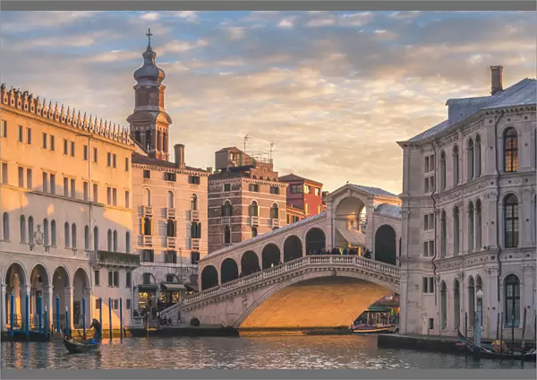 Rialto bridge, Venice, Veneto, Italy