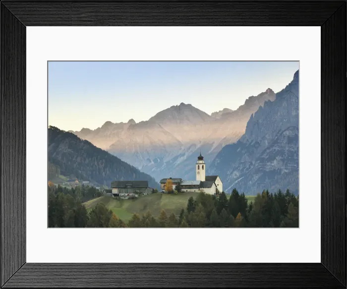Framed Print : The village of Corte / Curt in the valley of Marebbe / Enneberg, Bolzano, Alto Adige Framed Print : The village of Corte / Curt in the valley of Marebbe / Enneberg, Bolzano, Alto Adige