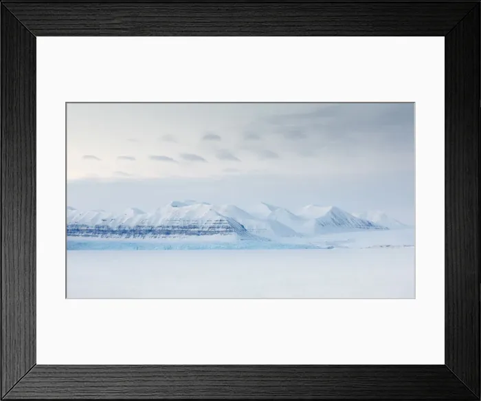 Framed Print : tempelfjorden depicted after sunset at dusk in late winter, Spitsbergen, Svalbard, Norway Framed Print : tempelfjorden depicted after sunset at dusk in late winter, Spitsbergen, Svalbard, Norway