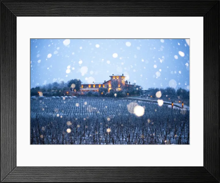 Framed Print : Winter in Franciacorta, Italy, Lombardy district, Brescia province Framed Print : Winter in Franciacorta, Italy, Lombardy district, Brescia province
