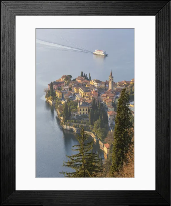 Framed Print : Lombardy, Italy, provence of Lecco, Varenna village at Como lake Framed Print : Lombardy, Italy, provence of Lecco, Varenna village at Como lake