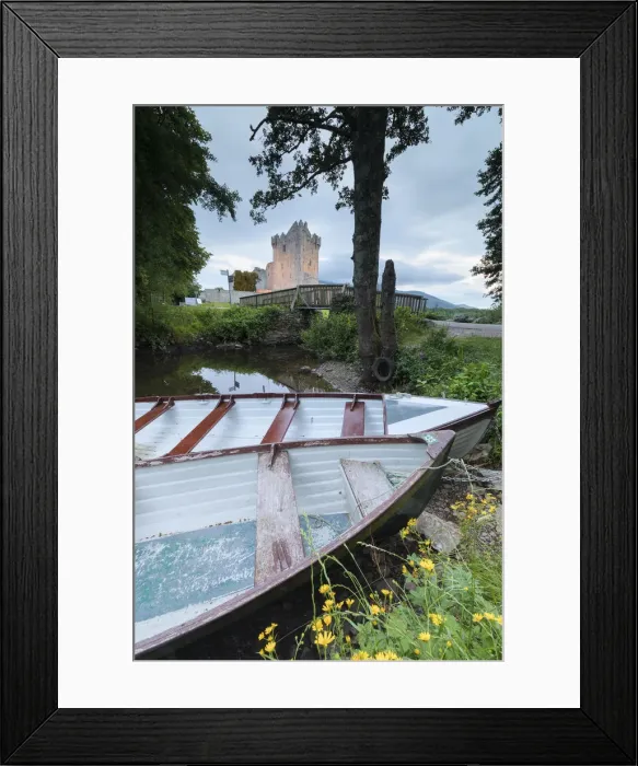 Framed Print : Panoramic of Ross Castle, Killarney National Park, County Kerry, Ireland Framed Print : Panoramic of Ross Castle, Killarney National Park, County Kerry, Ireland