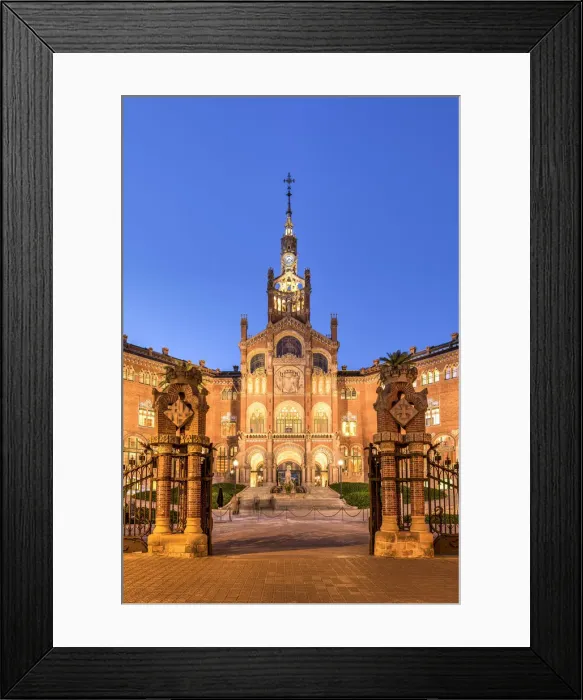 Framed Print : Hospital de la Santa Creu i Sant Pau, Barcelona, Catalonia, Spain Framed Print : Hospital de la Santa Creu i Sant Pau, Barcelona, Catalonia, Spain