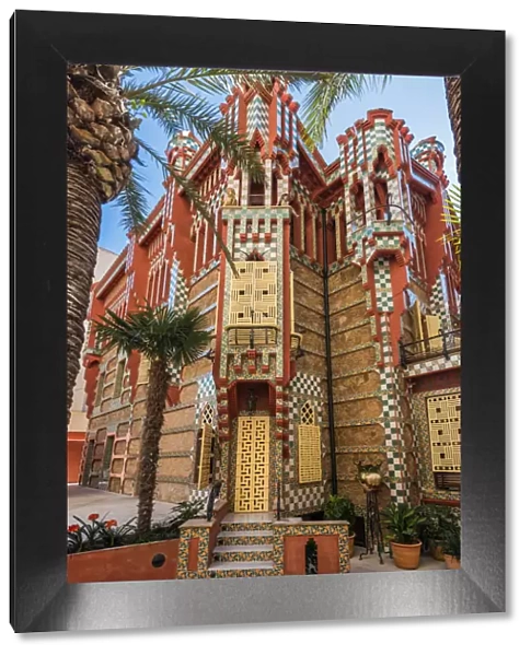 Casa Vicens, designed by Antoni Gaudi and considered one of the first buildings of Art Nouveau