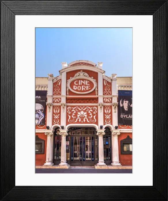Framed Print : The historical Cine Dore, now home of Spanish Cinematheque, Madrid, Community of Madrid Framed Print : The historical Cine Dore, now home of Spanish Cinematheque, Madrid, Community of Madrid