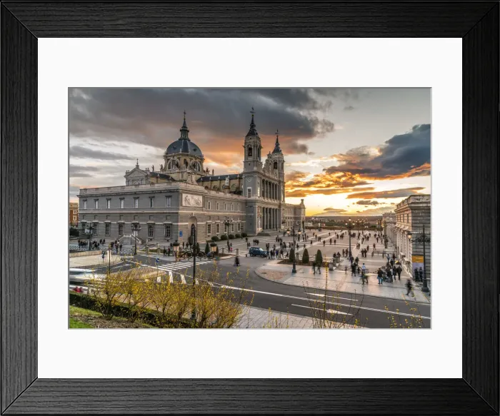 Framed Print : Almudena Cathedral, Madrid, Community of Madrid, Spain Framed Print : Almudena Cathedral, Madrid, Community of Madrid, Spain