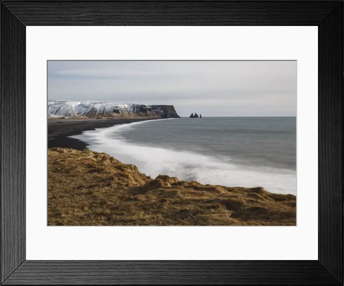 Framed Print : Reynisfjara black beach, Vik, Southern Iceland Framed Print : Reynisfjara black beach, Vik, Southern Iceland