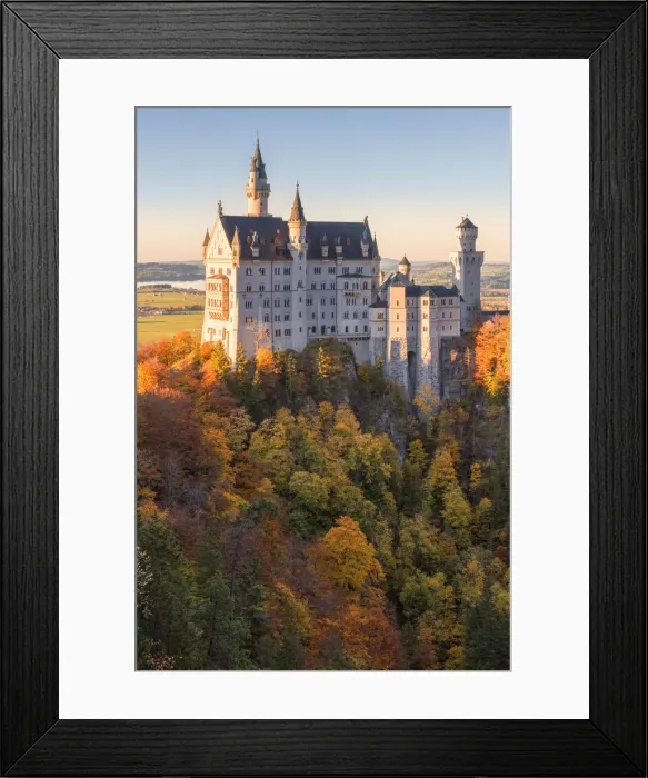 Framed Print : Neuschwanstein Castle in Autumn at sunset Europe, Germany, Bavaria, southwest Bavaria Framed Print : Neuschwanstein Castle in Autumn at sunset Europe, Germany, Bavaria, southwest Bavaria