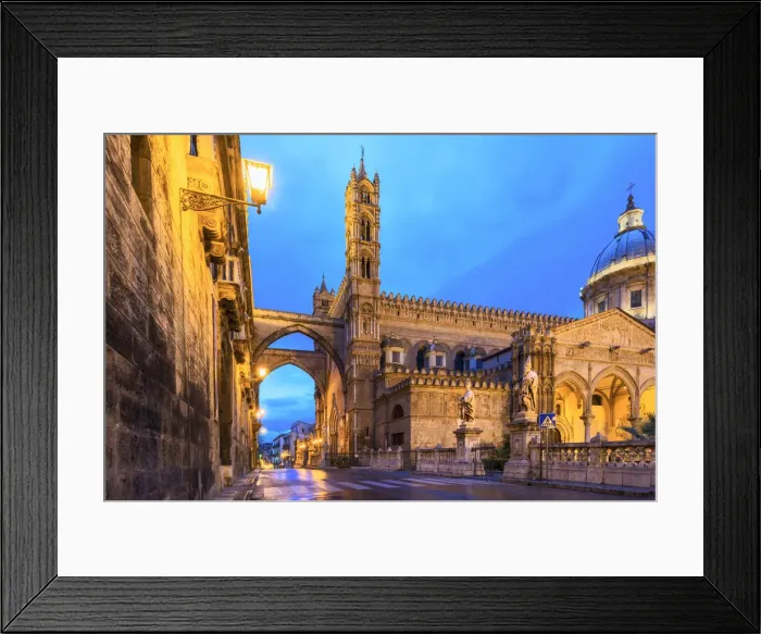 Framed Print : Cathedral of Palermo at sunrise Europe, Italy, Sicily region, Palermo district Framed Print : Cathedral of Palermo at sunrise Europe, Italy, Sicily region, Palermo district