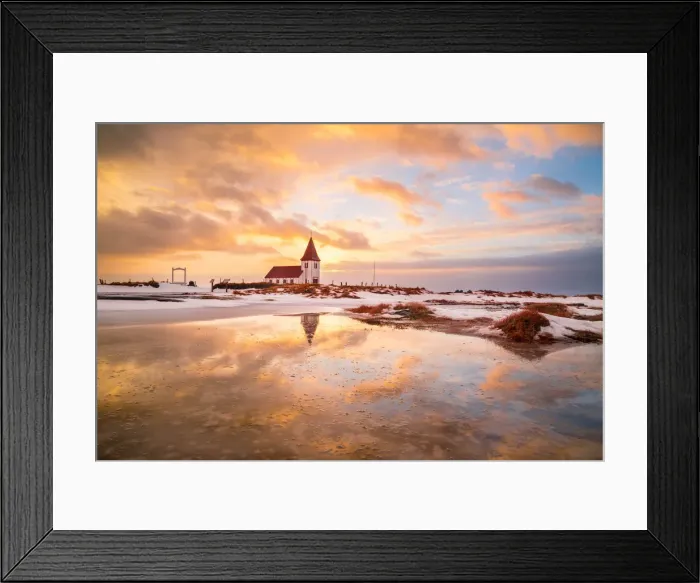 Framed Print : Hellnar Church, Snaefellsness Peninsula, Iceland Framed Print : Hellnar Church, Snaefellsness Peninsula, Iceland