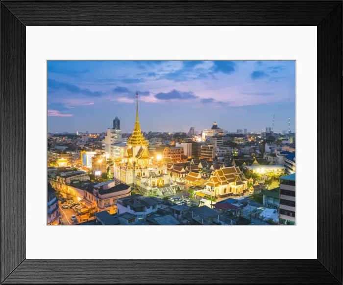 Framed Print : Wat Traimit (Golden Buddha Temple), Yaorawat, Samphanthawong (Chinatown), Bangkok Framed Print : Wat Traimit (Golden Buddha Temple), Yaorawat, Samphanthawong (Chinatown), Bangkok