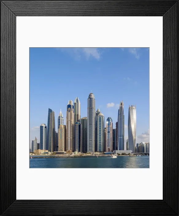 Framed Print : Dubai Marina, Dubai, United Arab Emirates Framed Print : Dubai Marina, Dubai, United Arab Emirates