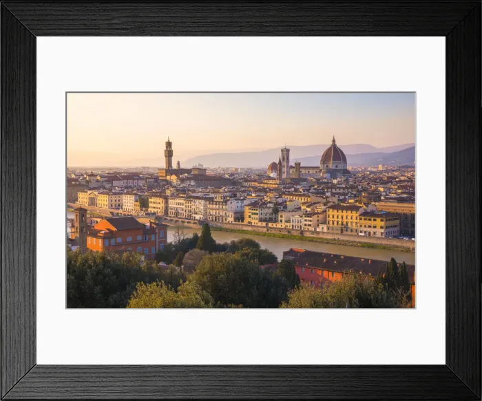 Framed Print : High view of Florence, with the Dome and Palazzo Signoria. Florence, Tuscany, Italy Framed Print : High view of Florence, with the Dome and Palazzo Signoria. Florence, Tuscany, Italy