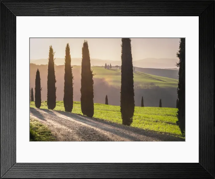Framed Print : Val d Orcia, Tuscany, Italy Framed Print : Val d Orcia, Tuscany, Italy