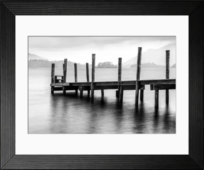 Framed Print : Ashness jetty, Derwentwater, Cumbria, England Framed Print : Ashness jetty, Derwentwater, Cumbria, England