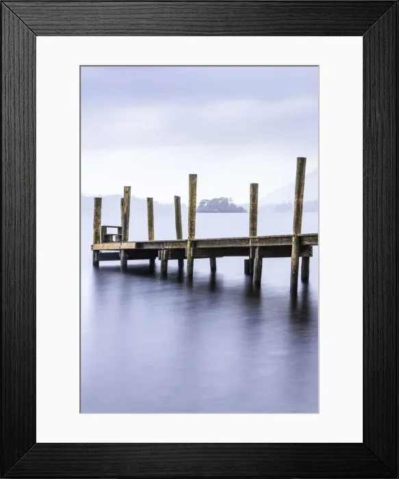 Framed Print : Ashness jetty, Derwentwater, Cumbria, England Framed Print : Ashness jetty, Derwentwater, Cumbria, England
