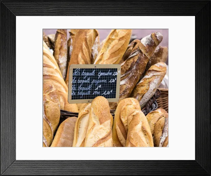 Framed Print : Fresh bread sold at the local market in Colmar, Alsatian Wine Route, France Framed Print : Fresh bread sold at the local market in Colmar, Alsatian Wine Route, France