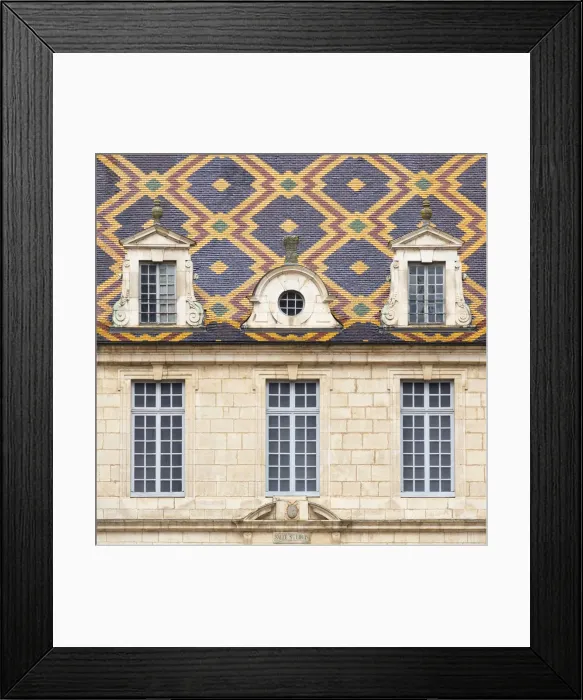 Framed Print : Glazed tiled roof and windows of the Hotel Dieu, Hospices, Beaune, Burgundy, France Framed Print : Glazed tiled roof and windows of the Hotel Dieu, Hospices, Beaune, Burgundy, France