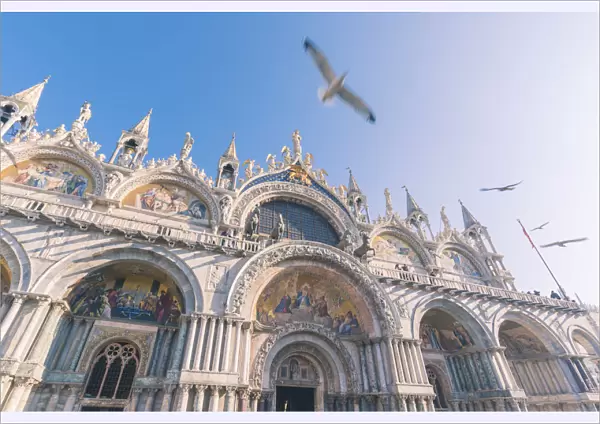 St Marks Basilica, St Marks Square, Venice, Veneto, Italy