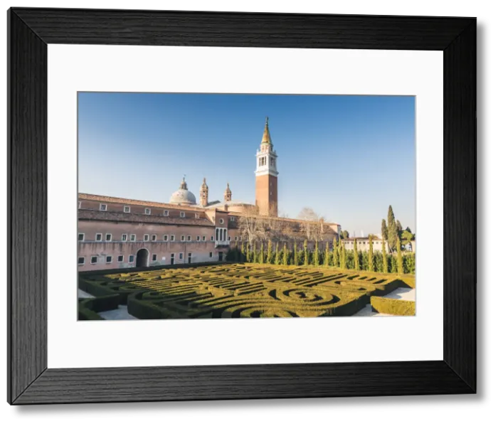 Framed Print : The Borges Labyrinth in San Giorgio Maggiore, Venice, Veneto, Italy Framed Print : The Borges Labyrinth in San Giorgio Maggiore, Venice, Veneto, Italy