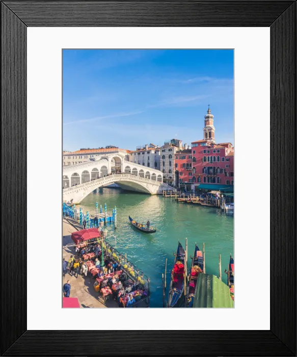 Framed Print : Rialto bridge, Venice, Veneto, Italy Framed Print : Rialto bridge, Venice, Veneto, Italy