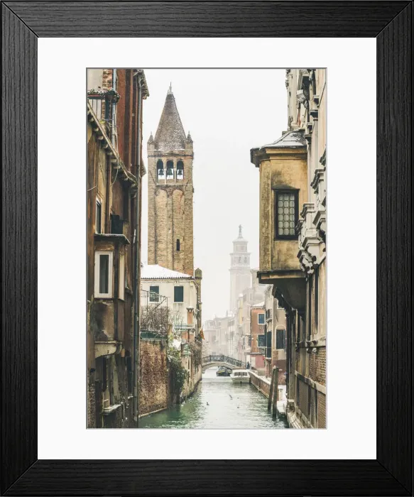Framed Print : Campo San Barnaba, and Ca Rezzonico, Venice, Veneto, Italy Framed Print : Campo San Barnaba, and Ca Rezzonico, Venice, Veneto, Italy
