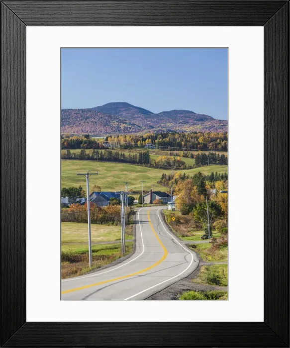 Framed Print : Canada, Quebec, Capitale-Nationale Region, Charlevoix, Sainte Irenee, Rt 362, autumn Framed Print : Canada, Quebec, Capitale-Nationale Region, Charlevoix, Sainte Irenee, Rt 362, autumn